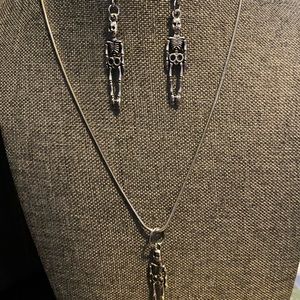 Skeleton jewelry set